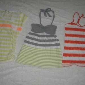 Tank‎ Top Tee Shirt Halter Bundle (3) Medium Large
